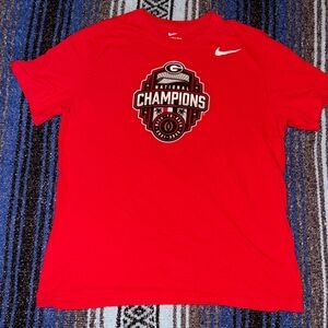 University of Georgia Back to Back National Championships Tee Shirt